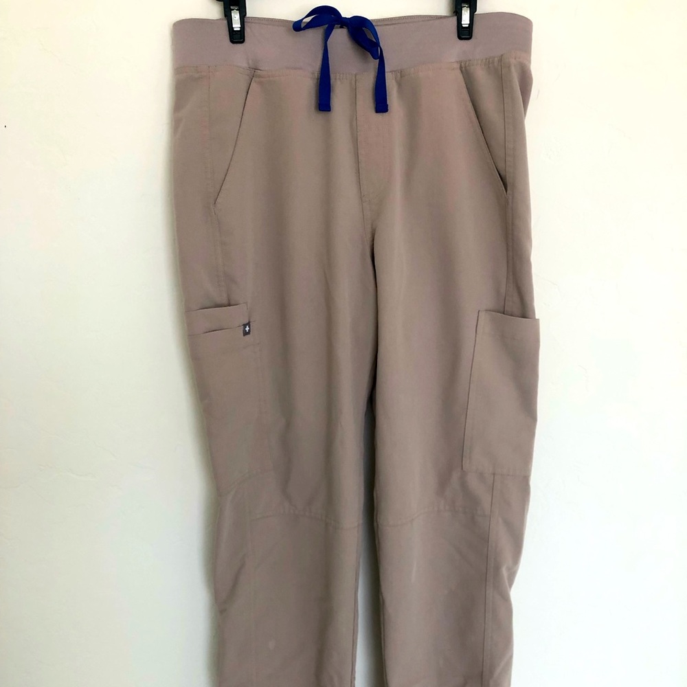 Tan Figs scrub bottom. Rare color of mens scrubs